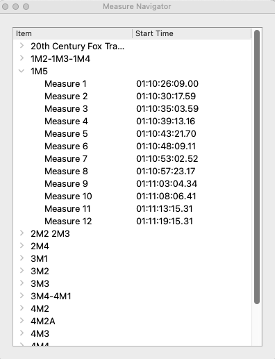 Measure Navigator