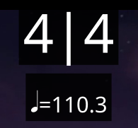 Time Signature & Tempo Overlay